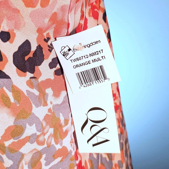 NWT Q & A ANIMAL PRINT RACER BACK CASUAL TOP - medium - Picture 4 of 7